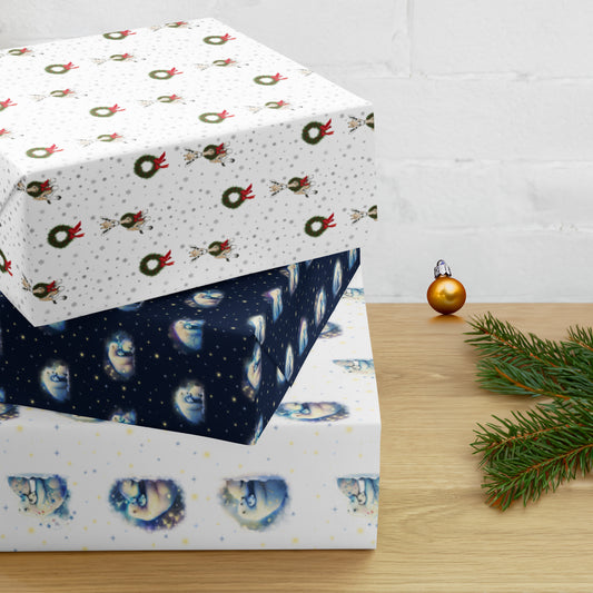 Festive Animal-Themed Christmas Wrapping Paper – 3 Unique Designs for a Wildly Merry Holiday