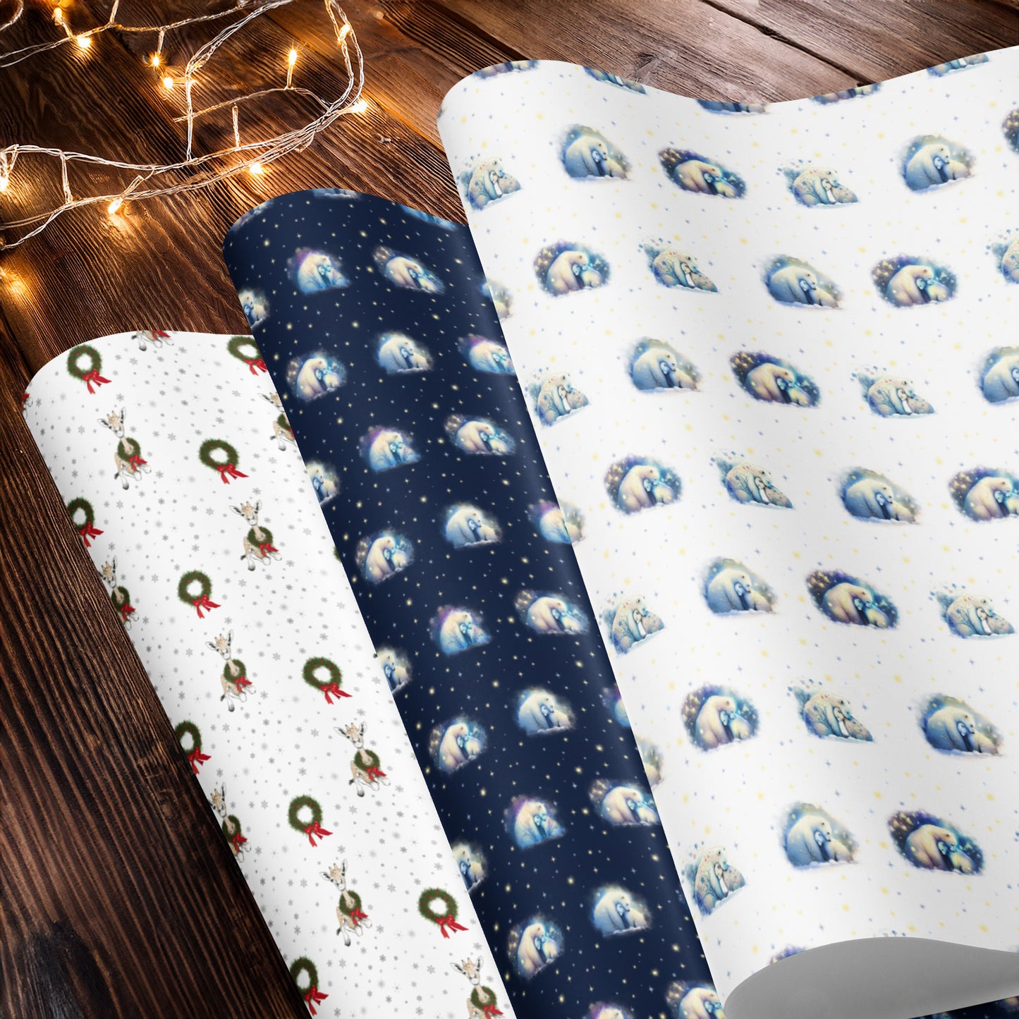 Festive Animal-Themed Christmas Wrapping Paper – 3 Unique Designs for a Wildly Merry Holiday