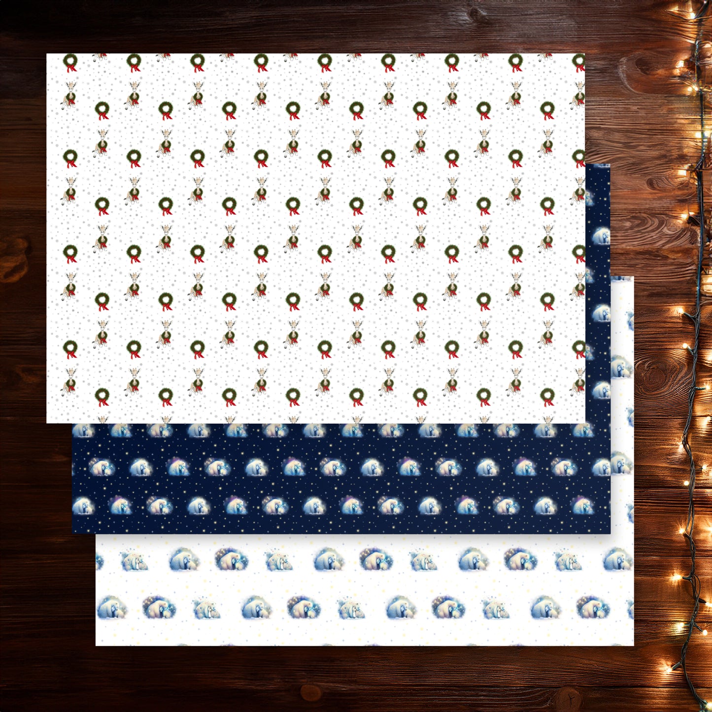 Festive Animal-Themed Christmas Wrapping Paper – 3 Unique Designs for a Wildly Merry Holiday